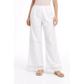Lace Work Palazzo | White