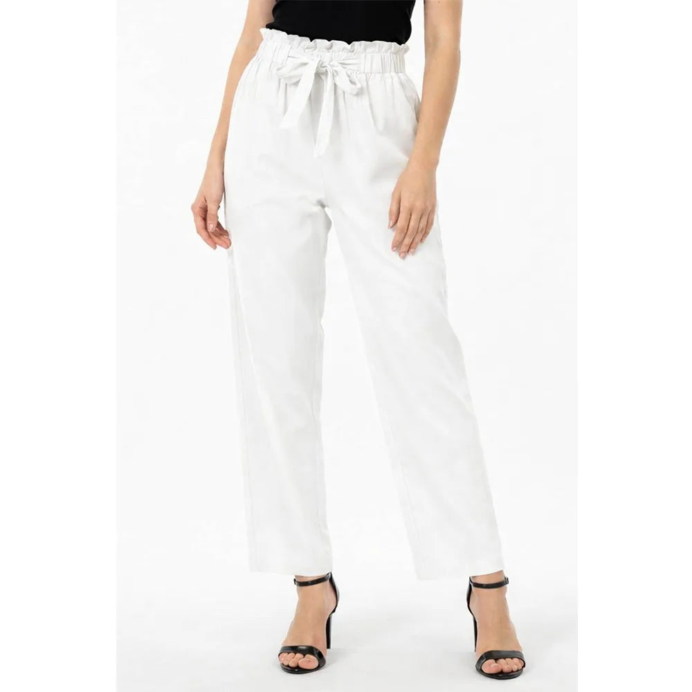 Knot Pants | White