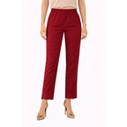 Women's Bottom Lace Pants maroon