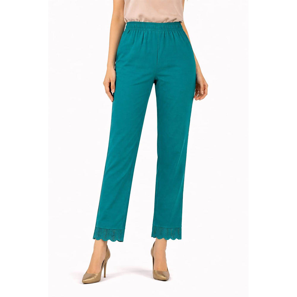Women's Bottom Lace Pants rama-blue