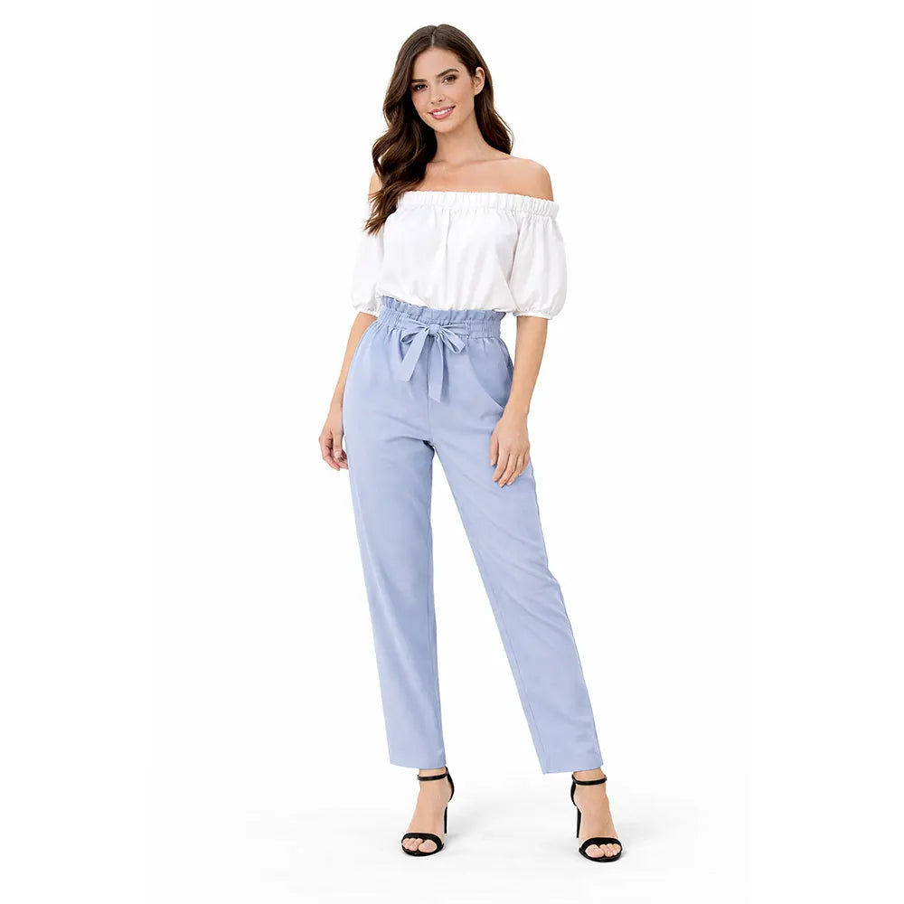 Knot Pants | Light Blue