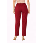 Women's Bottom Lace Pants maroon