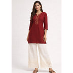 Cut work Khadi Palazzo