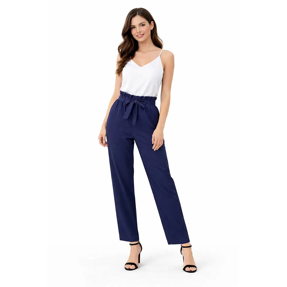 Knot Pants | Dark Blue
