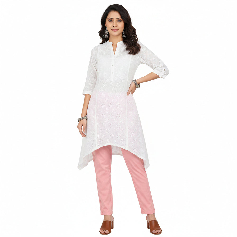 Straight Fit Pants for Women baby-pink