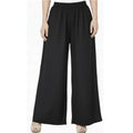 Women's Plain Rayon Palazzo black
