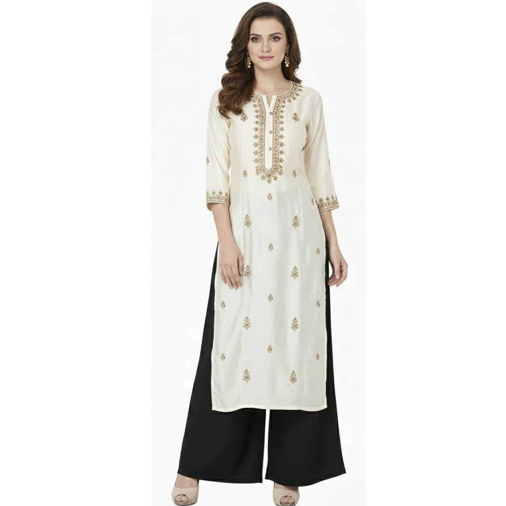 Flared Rayon Palazzo