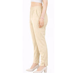 Straight Fit Pants for Women coffee