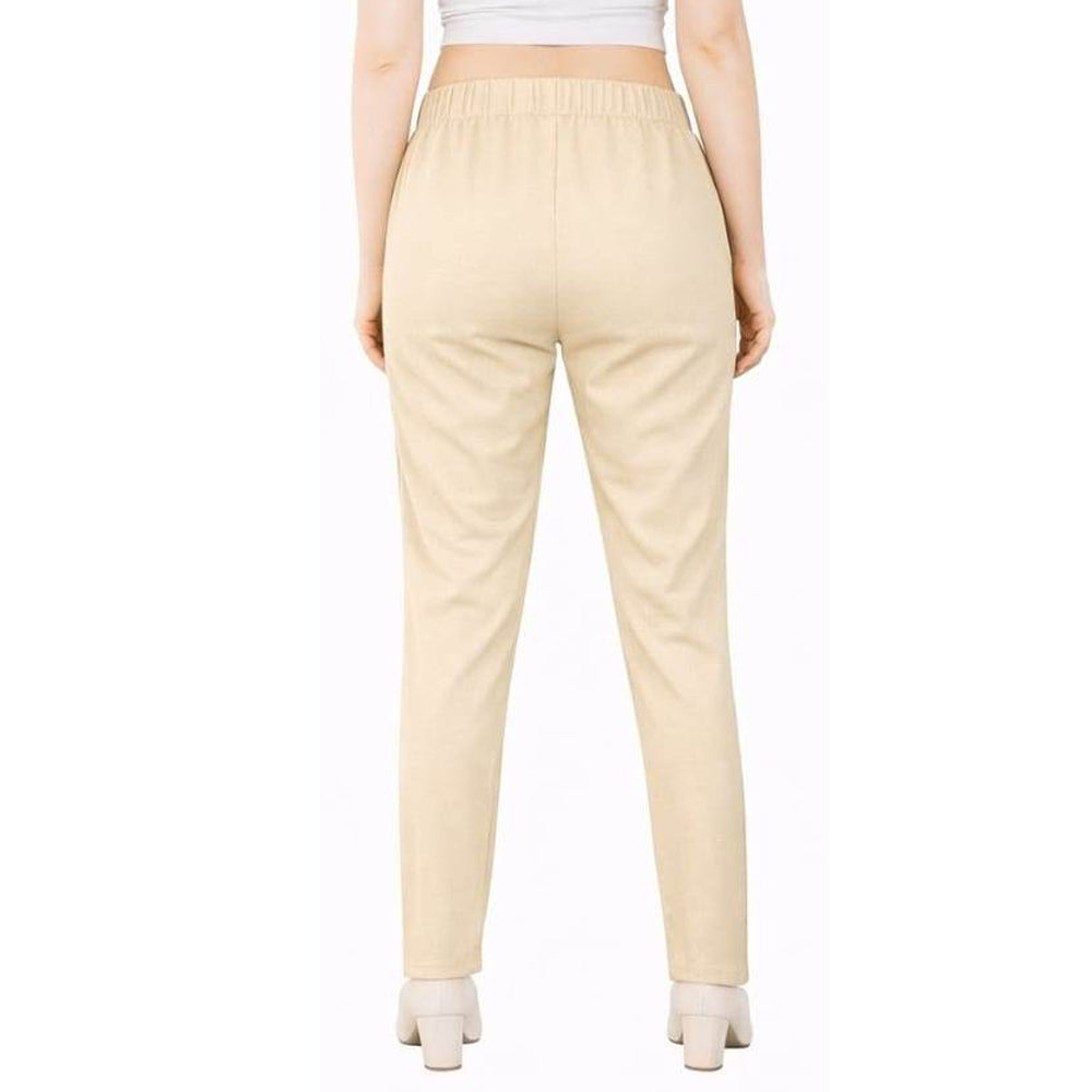 Straight Fit Pants for Women coffee