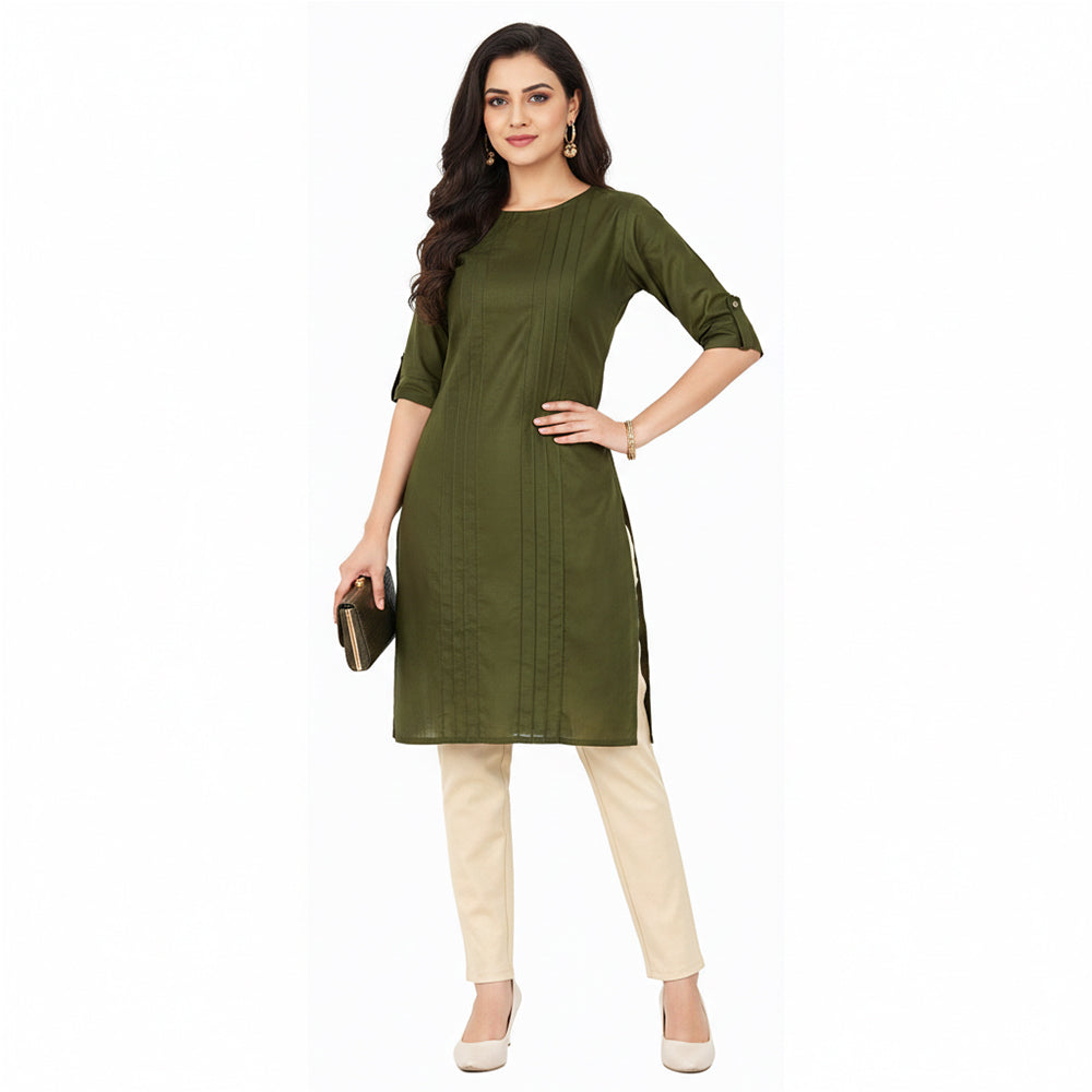 Straight Fit Pants for Women coffee