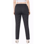 Straight Fit Pants for Women dark-grey
