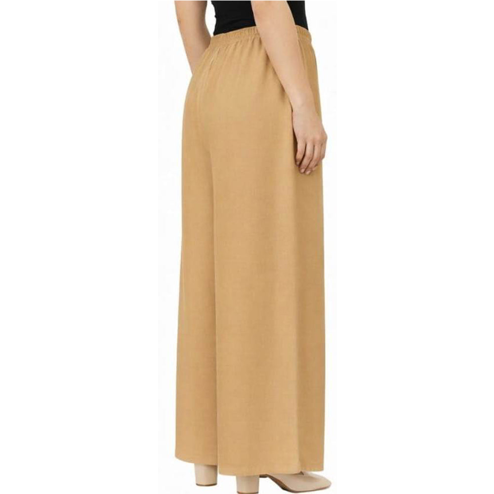 Women's Plain Rayon Palazzo dark-skin