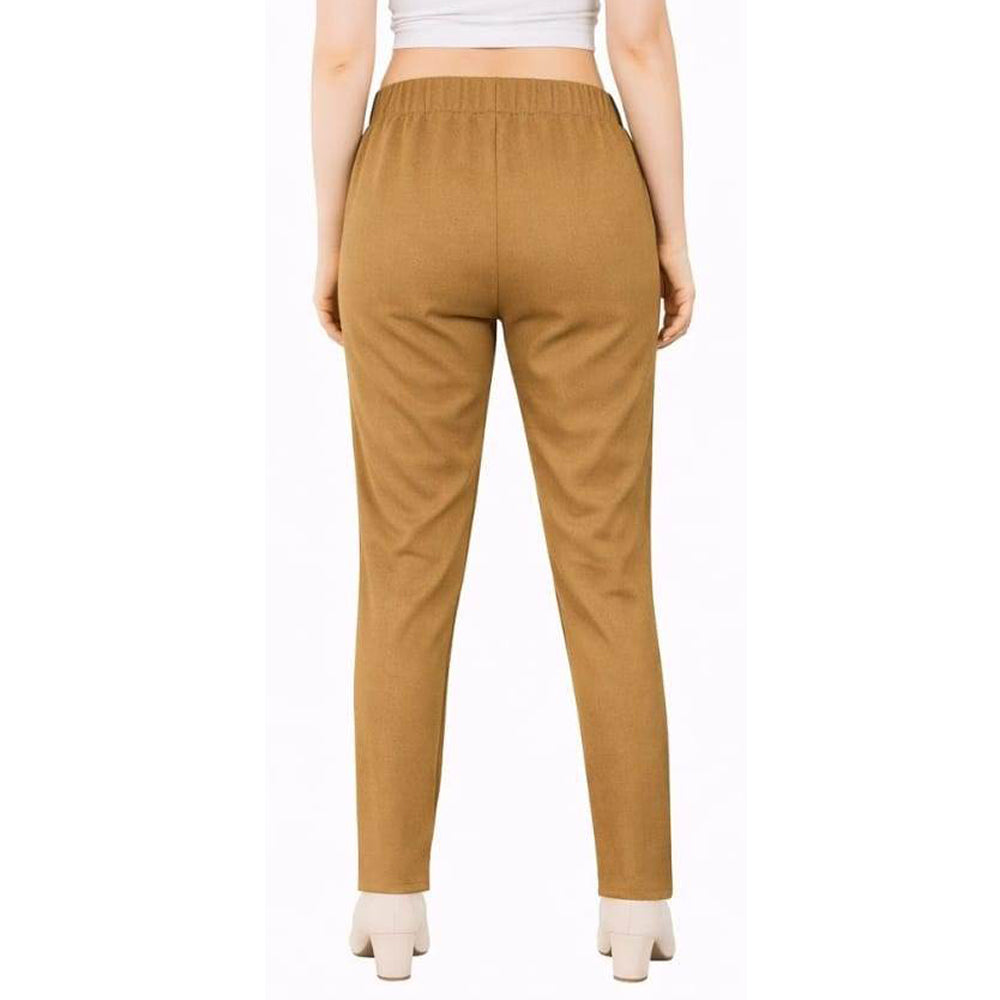 Straight Fit Pants for Women dark-skin