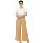 Women's Plain Rayon Palazzo dark-skin
