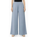 Women's Plain Rayon Palazzo grey