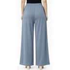 Women's Plain Rayon Palazzo grey
