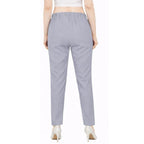 Straight Fit Pants for Women light-grey
