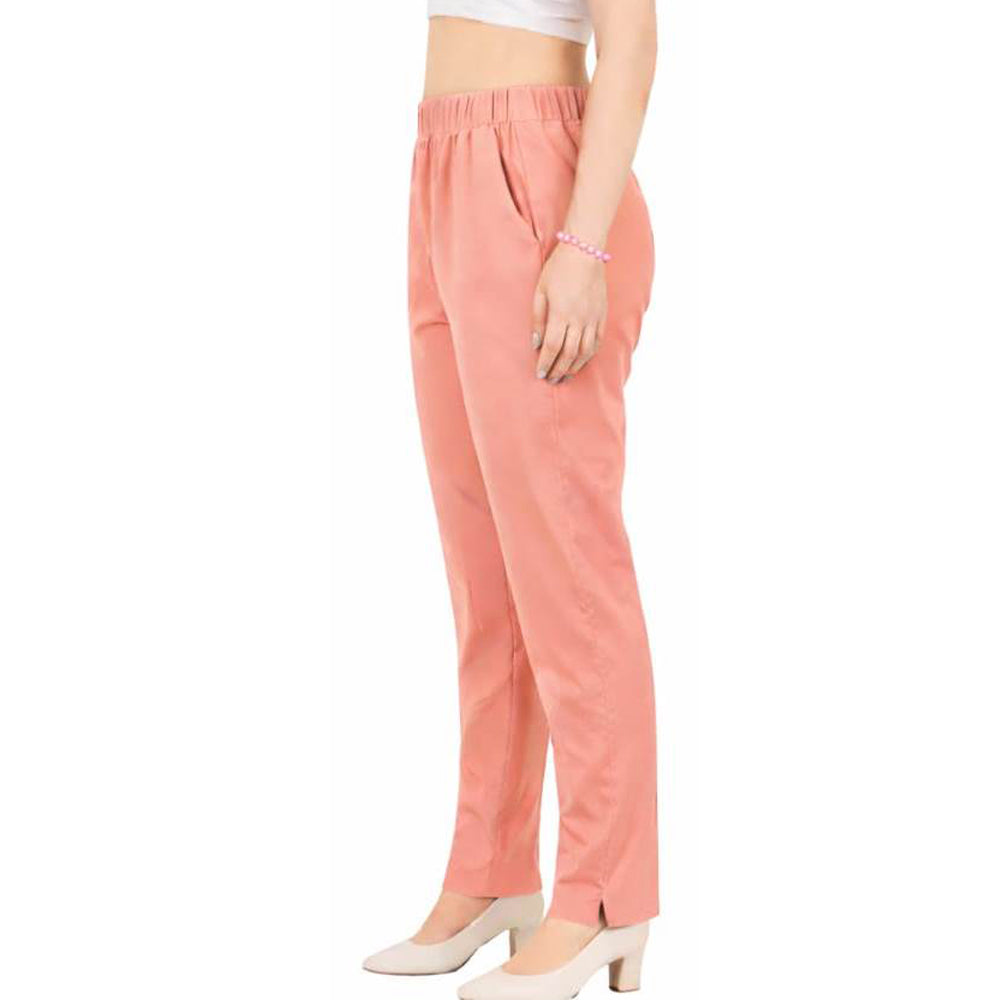 Straight Fit Pants for Women light-peach