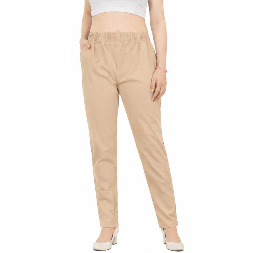 Straight Fit Pants for Women light-skin