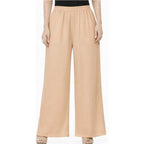 Women's Plain Rayon Palazzo light-skin