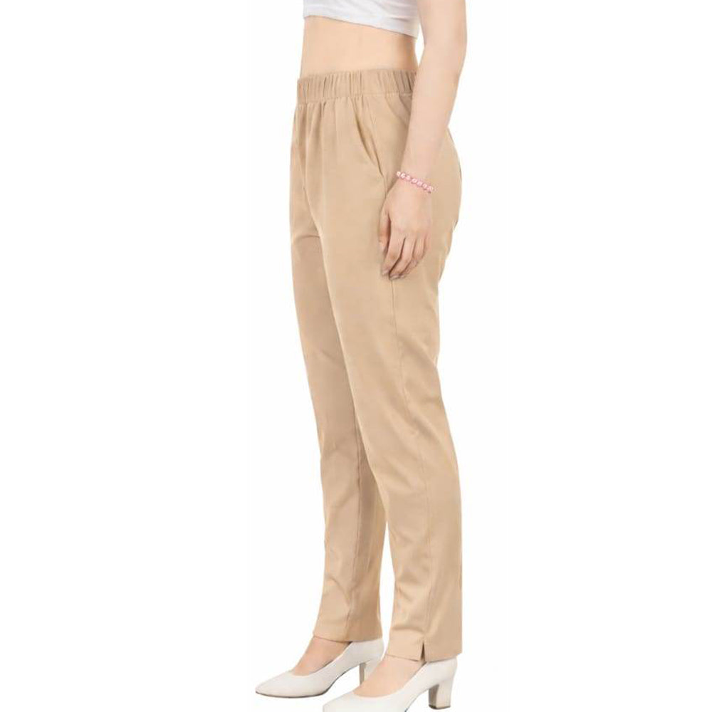 Straight Fit Pants for Women light-skin