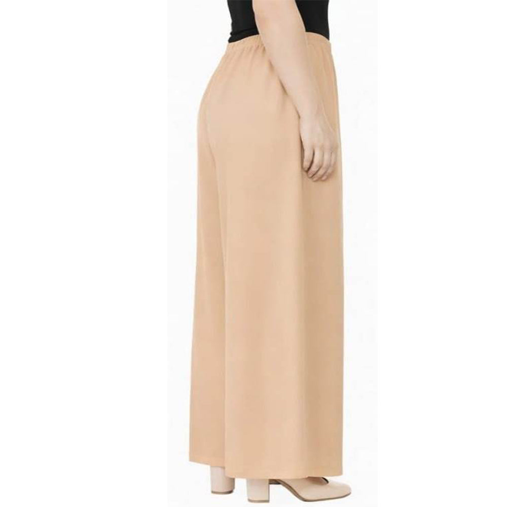 Women's Plain Rayon Palazzo light-skin