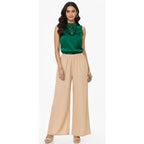 Women's Plain Rayon Palazzo light-skin