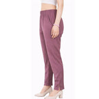 Straight Fit Pants for Women magenta