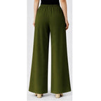 Women's Plain Rayon Palazzo mehendi
