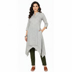 Straight Fit Pants for Women mehendi