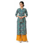 Women's Plain Rayon Palazzo mustard