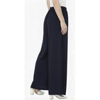 Women's Plain Rayon Palazzo navy-blue