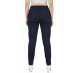 Straight Fit Pants for Women navy-blue