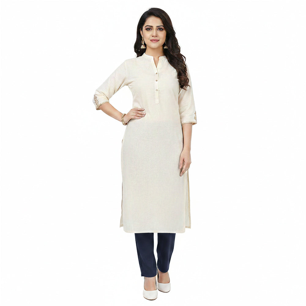 Straight Fit Pants for Women navy-blue
