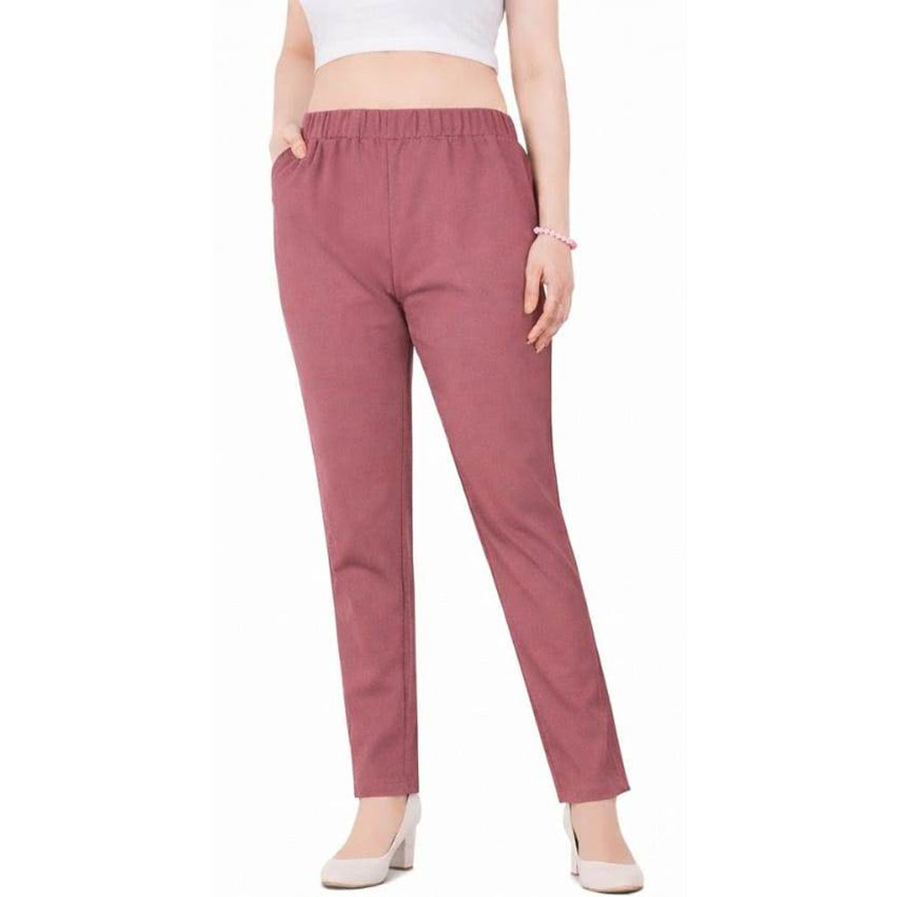 Straight Fit Pants for Women onion