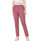 Straight Fit Pants for Women onion