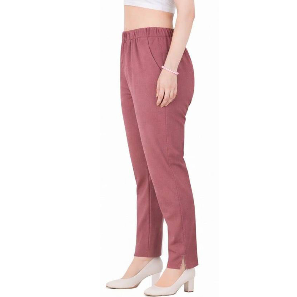 Straight Fit Pants for Women onion
