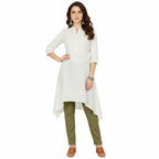 Straight Fit Pants for Women pista-green