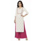 Women's Plain Rayon Palazzo rani