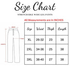 Size chart black white beige coffee cream red