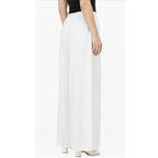 Women's Plain Rayon Palazzo white