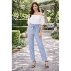 Knot Pants | Light Blue