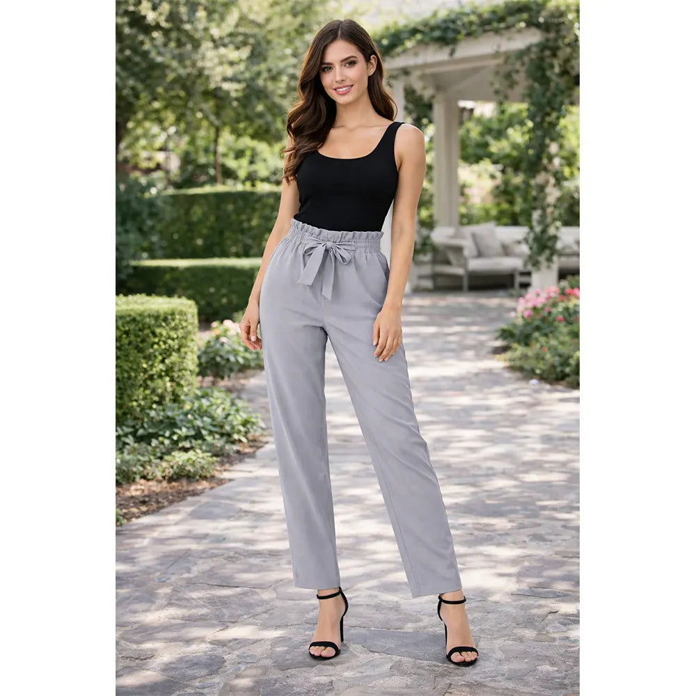 Knot Pants | Grey