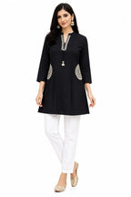 Royal Black Designer Tunic