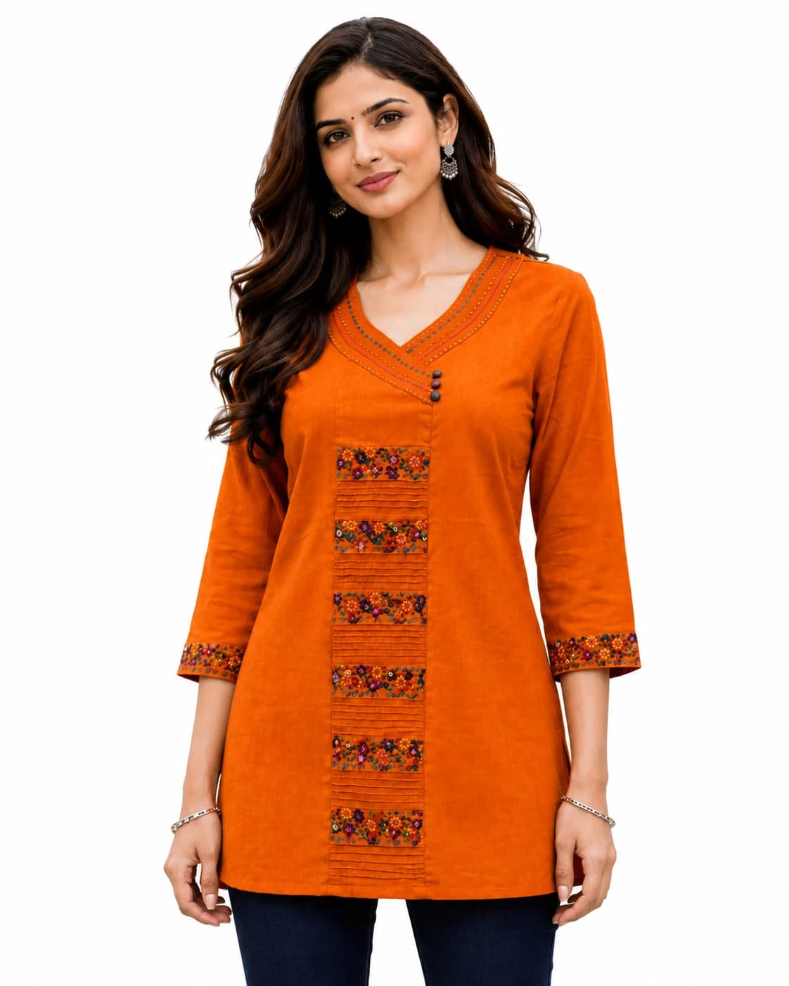 Designer Orange Tunic