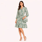 Dear Lady Sage Green Middi with matching Purse