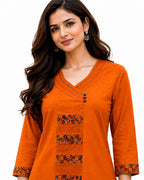 Designer Orange Tunic