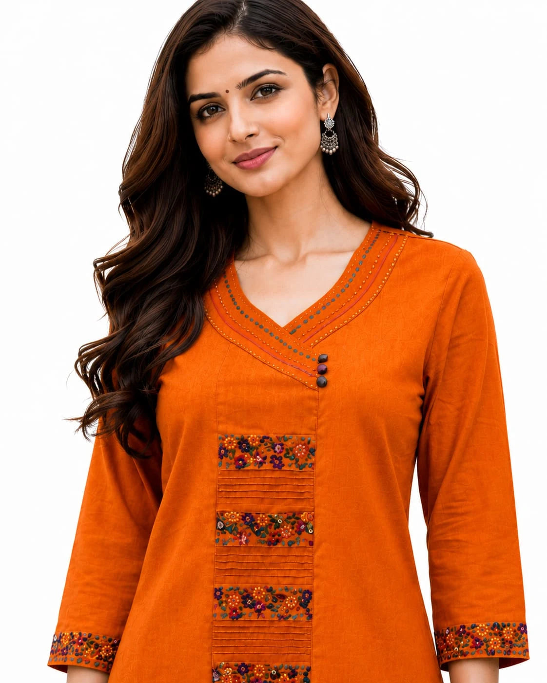 Designer Orange Tunic