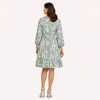 Dear Lady Sage Green Middi with matching Purse