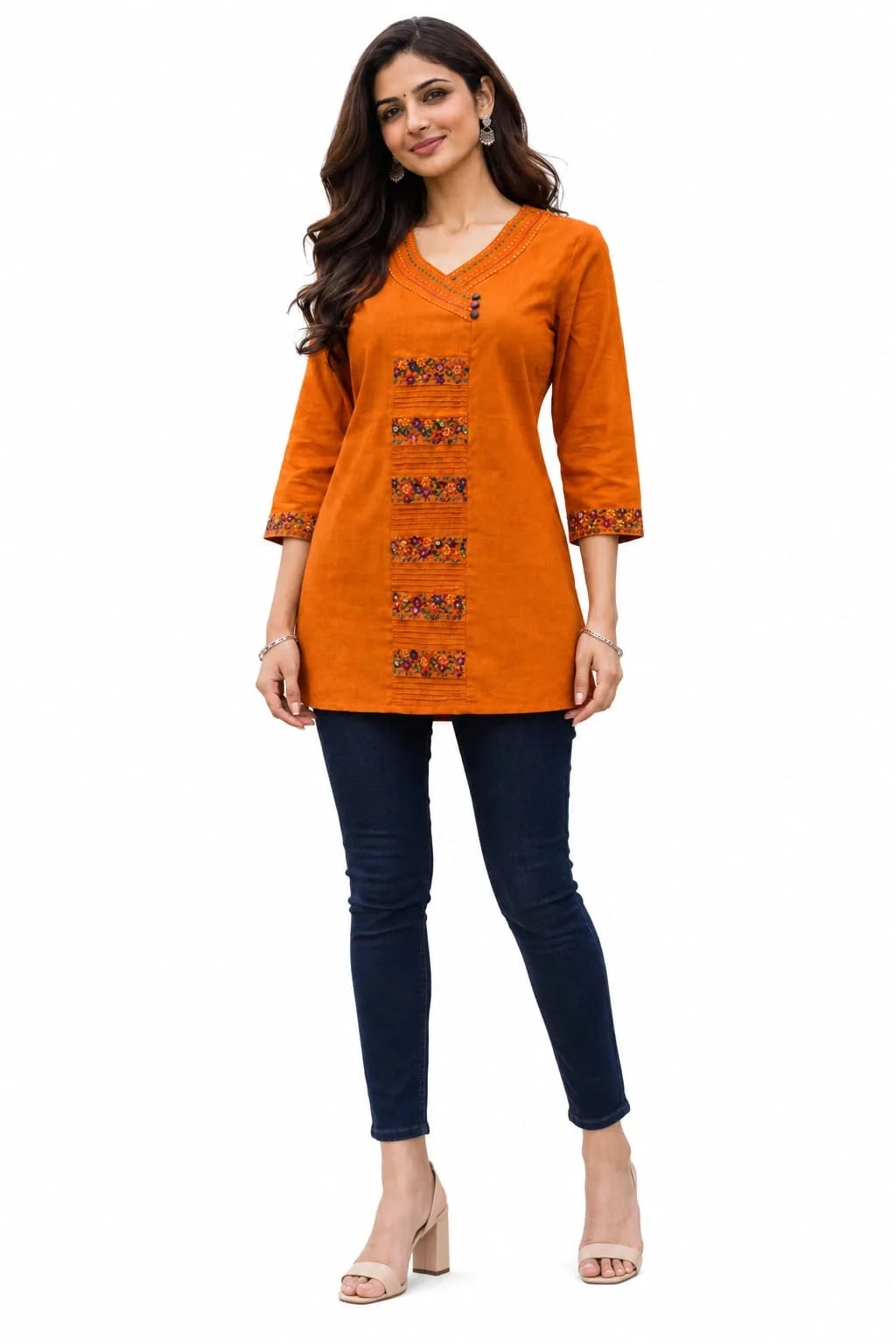Designer Orange Tunic